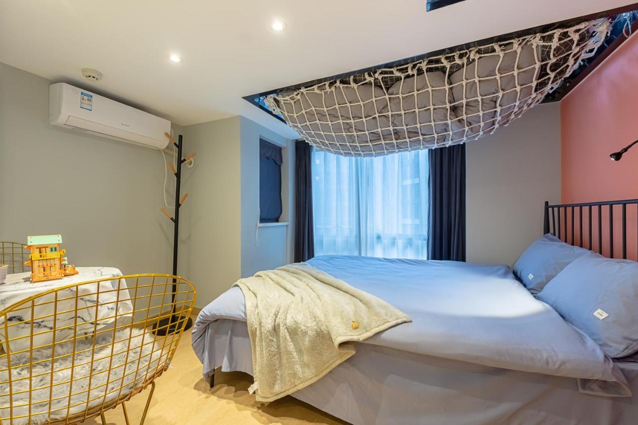 Loft Apartment With Slide Hammock With Movie Viewing Hangzhou Esterno foto